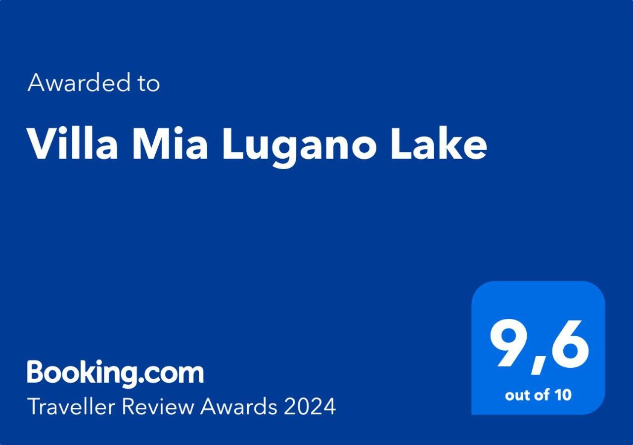 Villa Mia Lugano Lake Brusimpiano Экстерьер фото